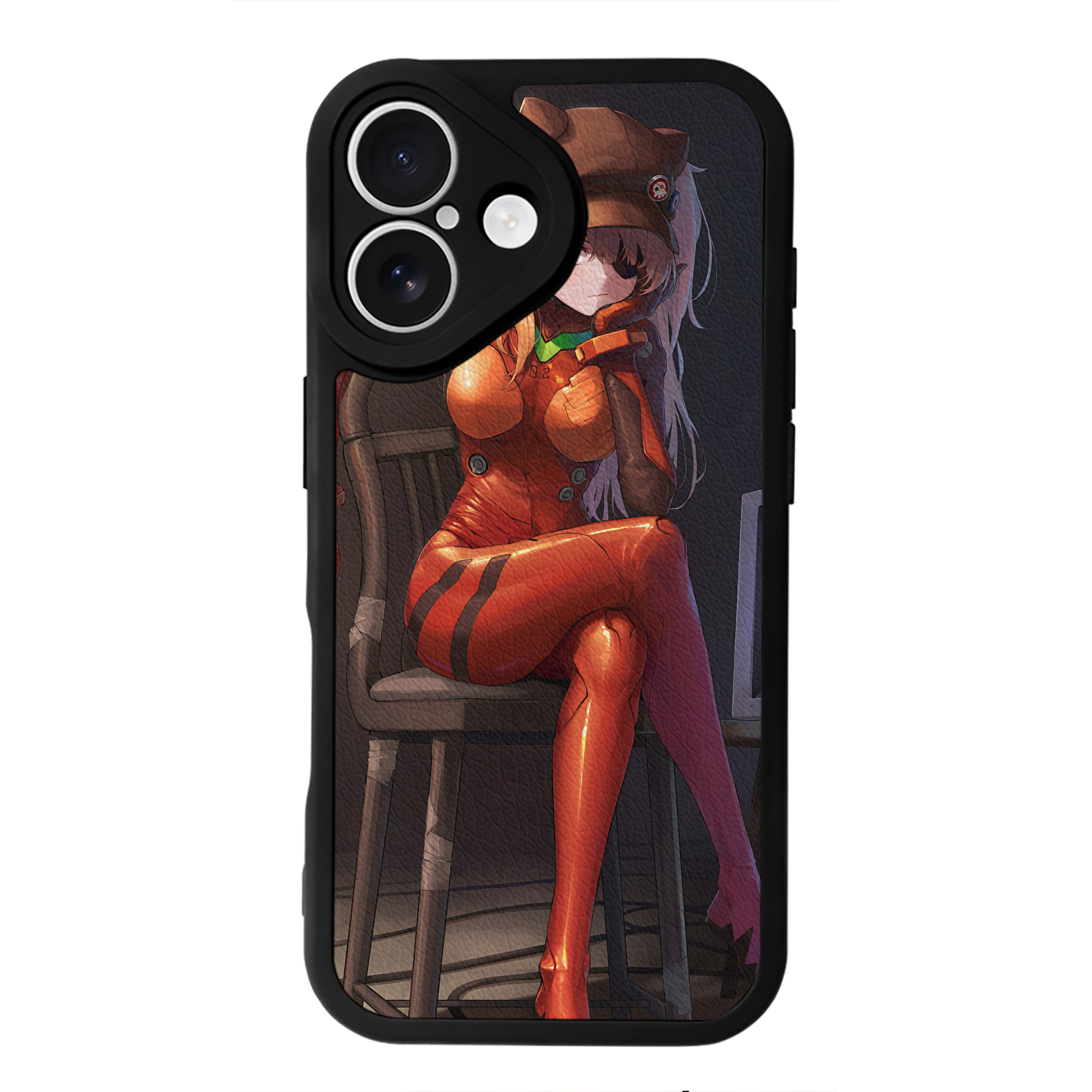 （画像用） EVA 新世紀エヴァンゲリオン 【iPhone 16シリーズ対応】シリコンスマホケース（レザー調） 材質：シリコン